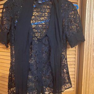 blouses lace w/short sleeves